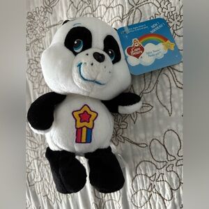 NWT / Care Bears / Polite Panda Plush / 20th Anniversary Edition / 8 inch beanie